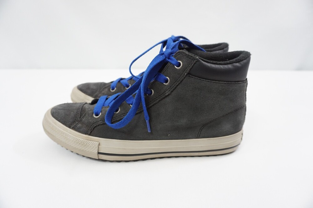 Converse Chuck Taylor All Star Used 6 Y High Top Suede Almost Black-Blue 665161C